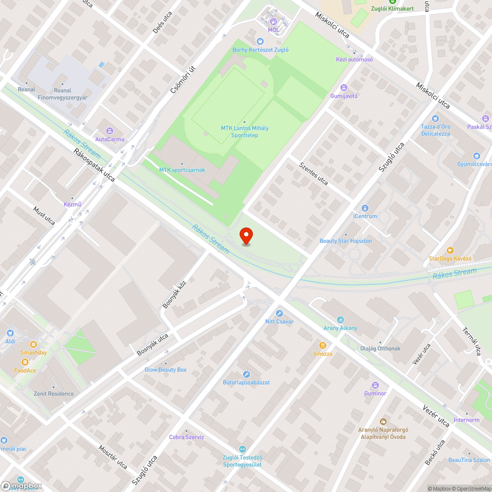 Gyalogút a kerékpárúttal párhuzamosan bejelentés helye