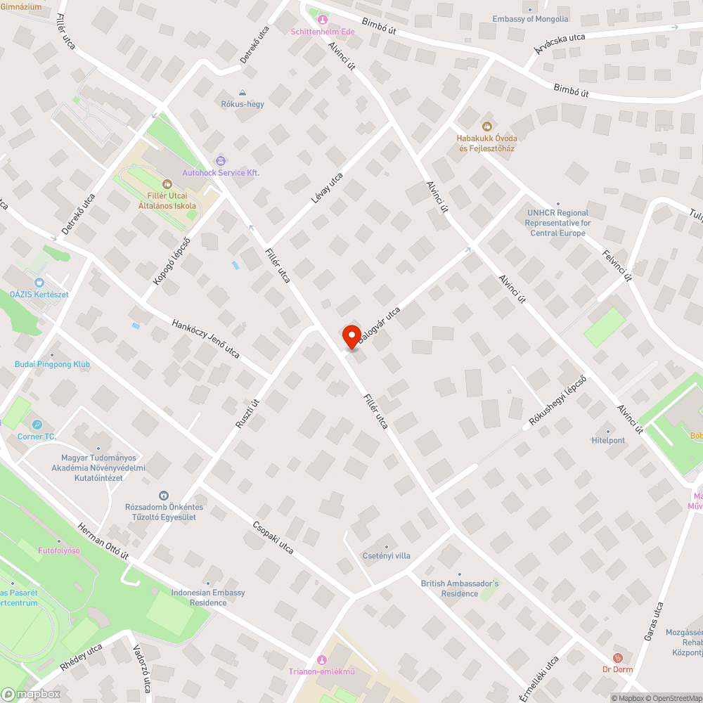 Sérült sarok bejelentés helye