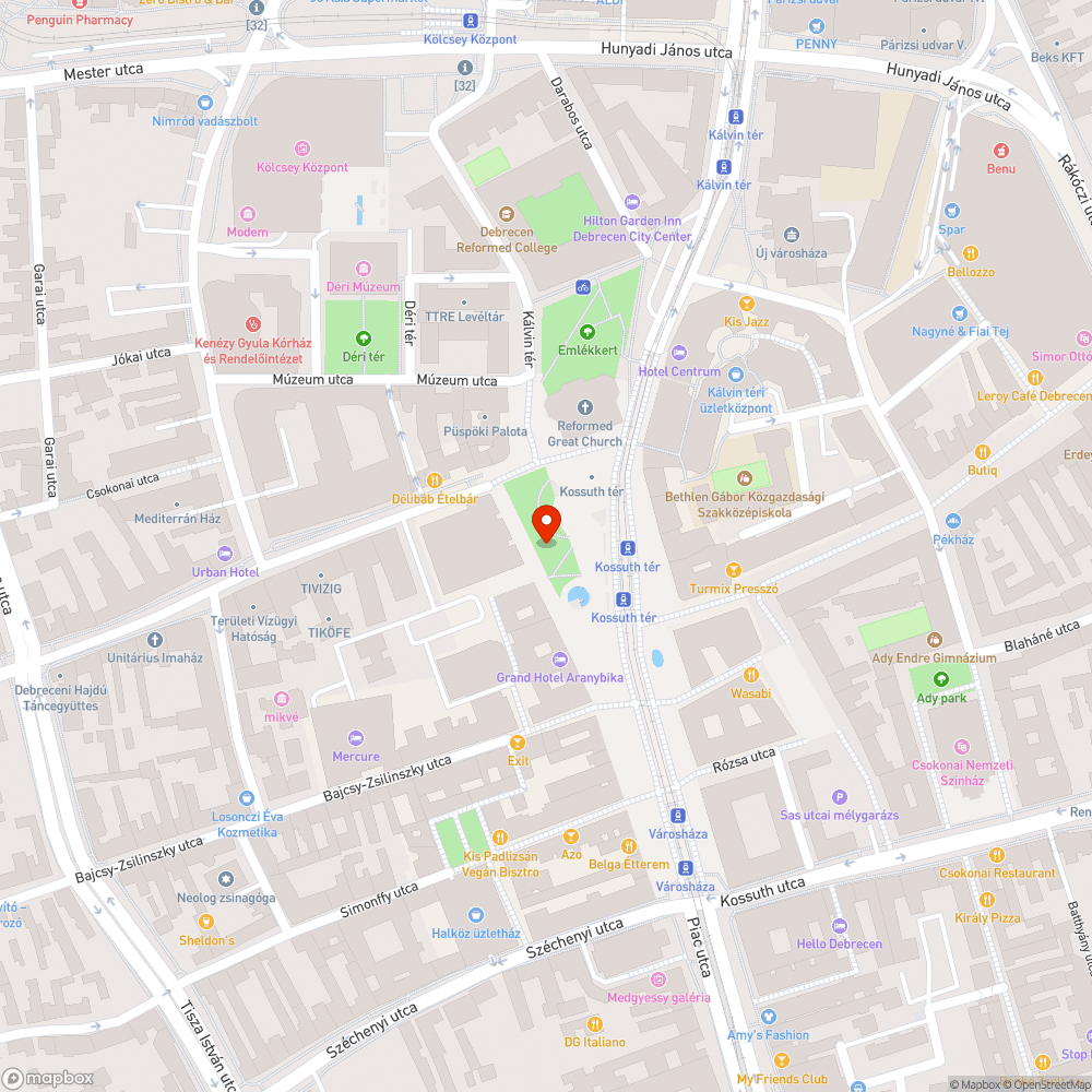 Hibás növényzet megvilágító lámpa bejelentés helye