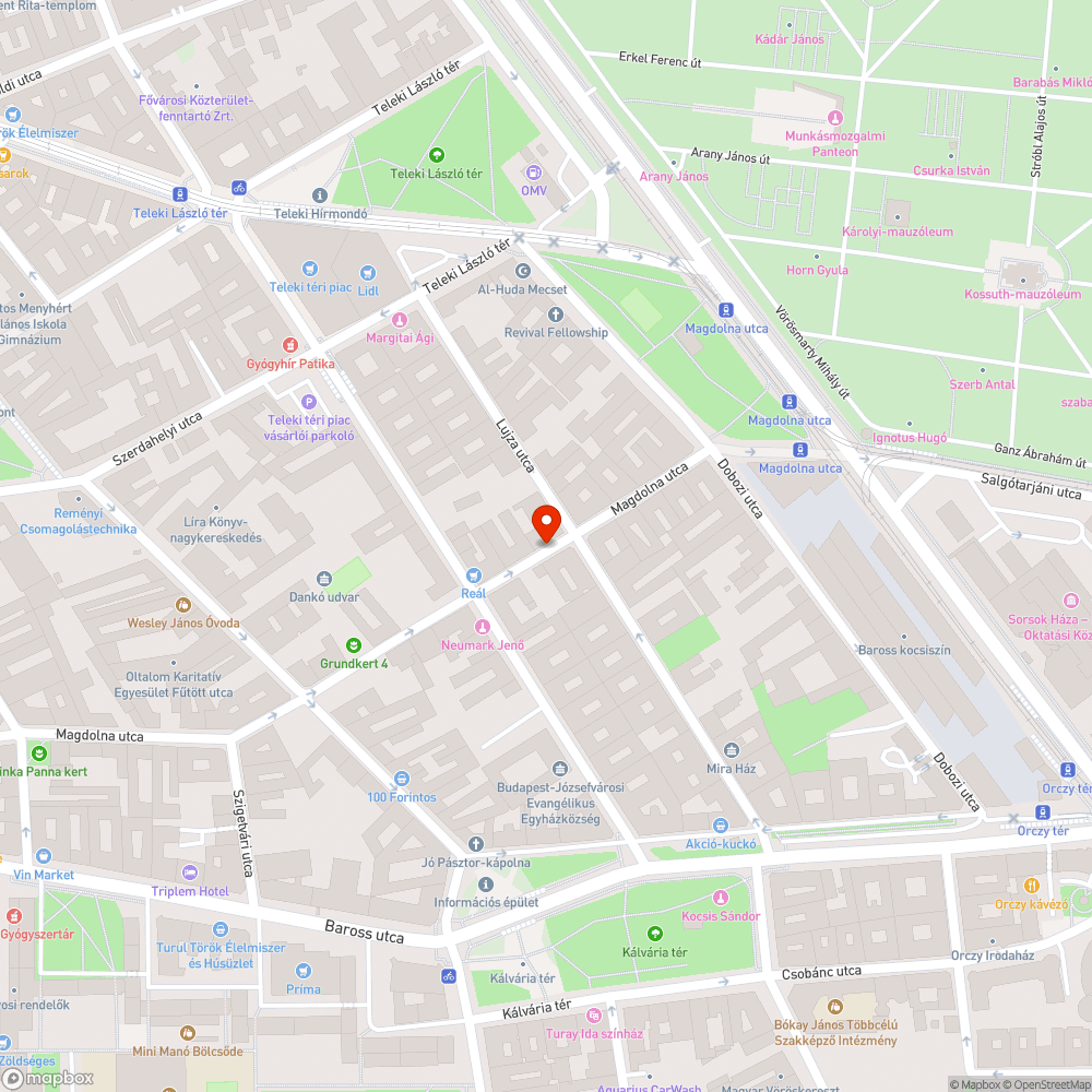 Folyó tűzcsap bejelentés helye