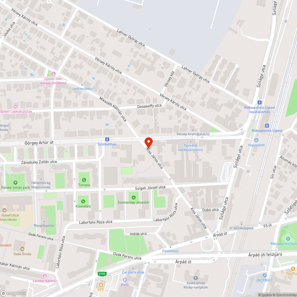 Több hónapos roncs bejelentés helye