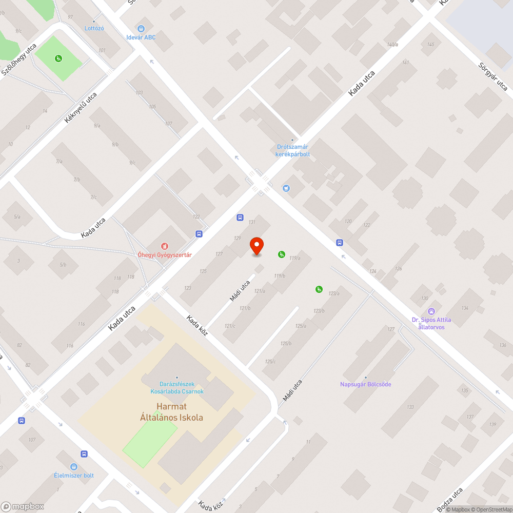 Egy decemberi karácsonyfa és egy kupac szemét bejelentés helye