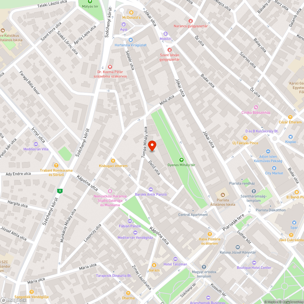 Balesetveszélyes járda bejelentés helye