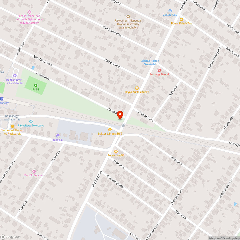 Nagy mennyiségű szemét bejelentés helye