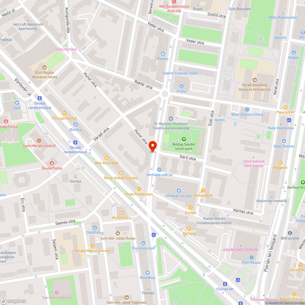 Torlódás a Vihar utcán bejelentés helye