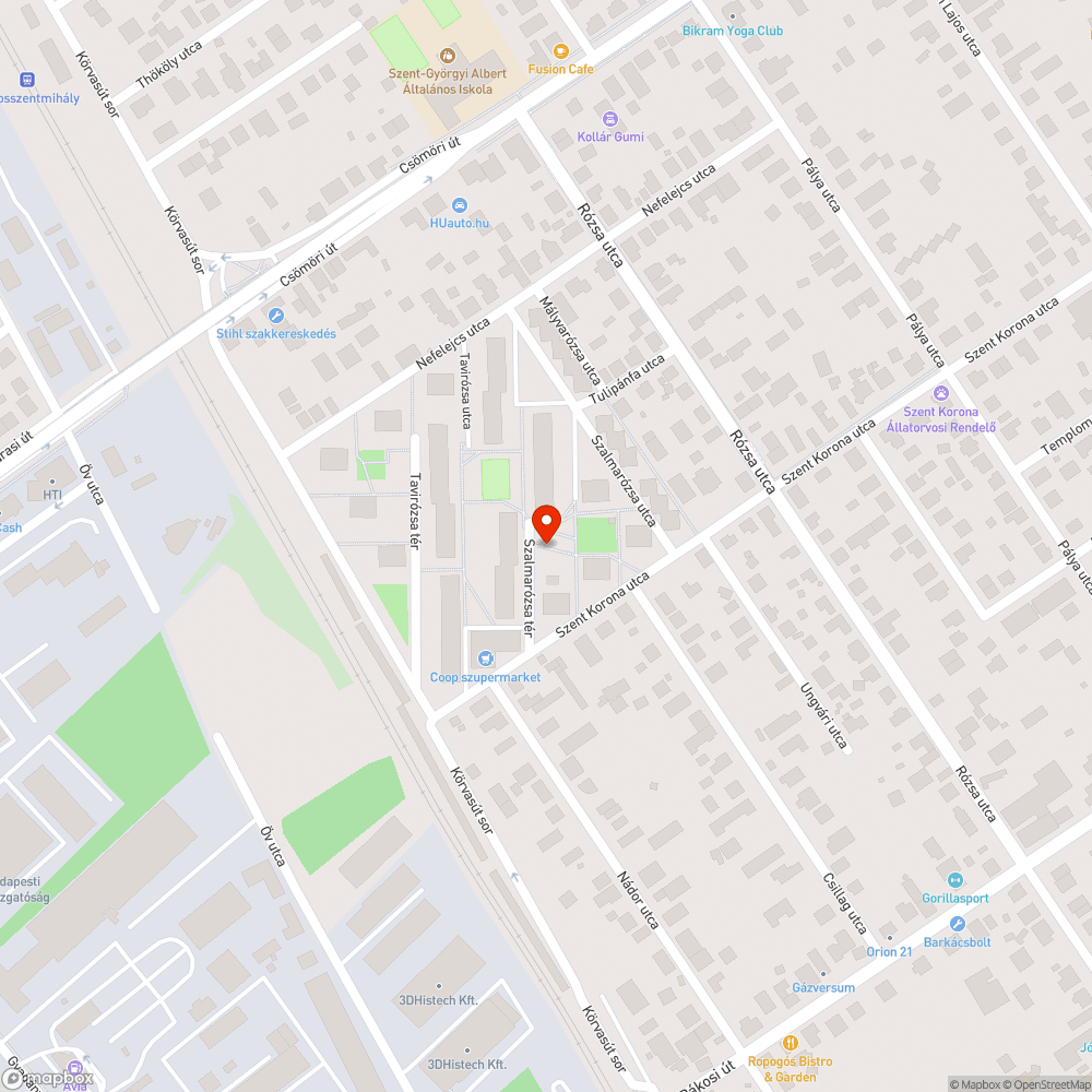 Elszállításra váró karácsonyfák bejelentés helye