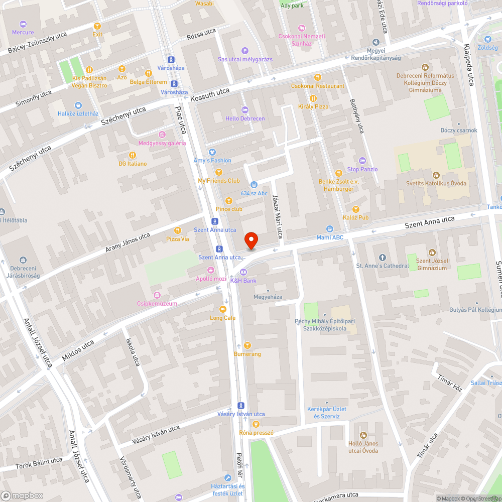 Hibás lámpafej bejelentés helye