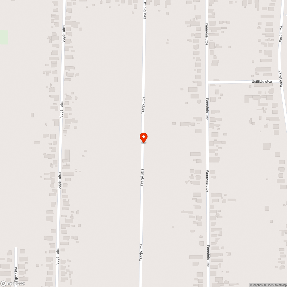 Kátyúk - Ezerjó u. bejelentés helye