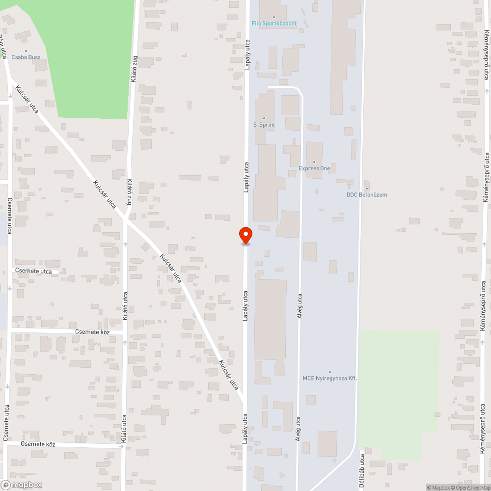 Járhatatlan utca - Lapály bejelentés helye