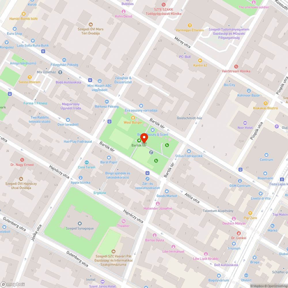 Padok bejelentés helye