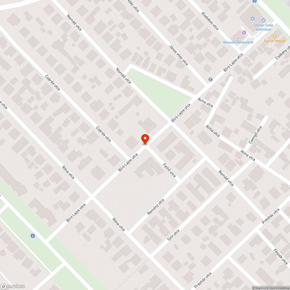 Kopott utcatábla bejelentés helye