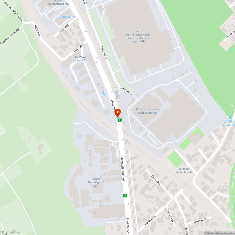 Óriási kátyú bejelentés helye