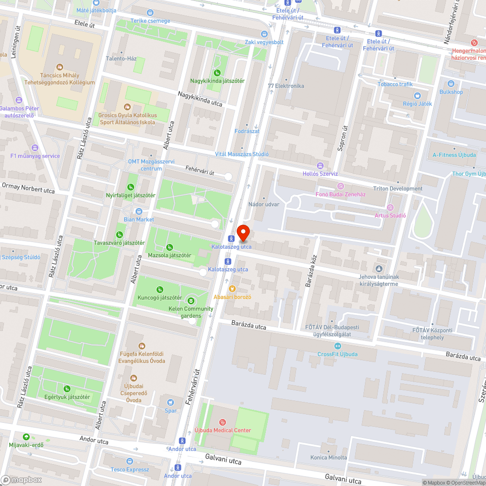 Zöldfelületen parkolás bejelentés helye