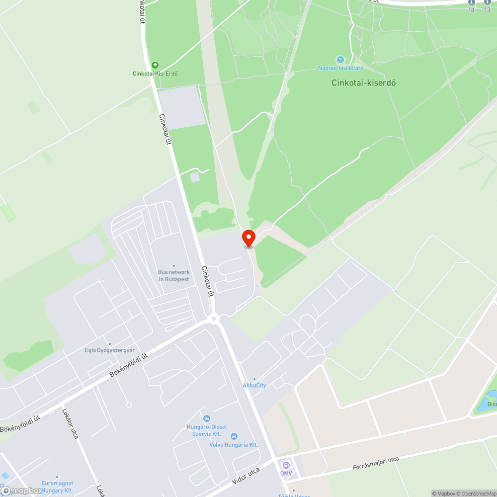 Szemétlerakás zöldövezetben bejelentés helye