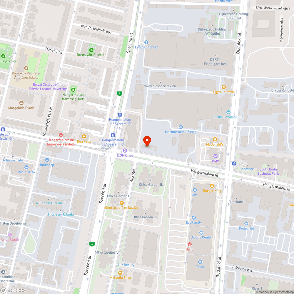 Balesetveszélyes faágak a járdán bejelentés helye