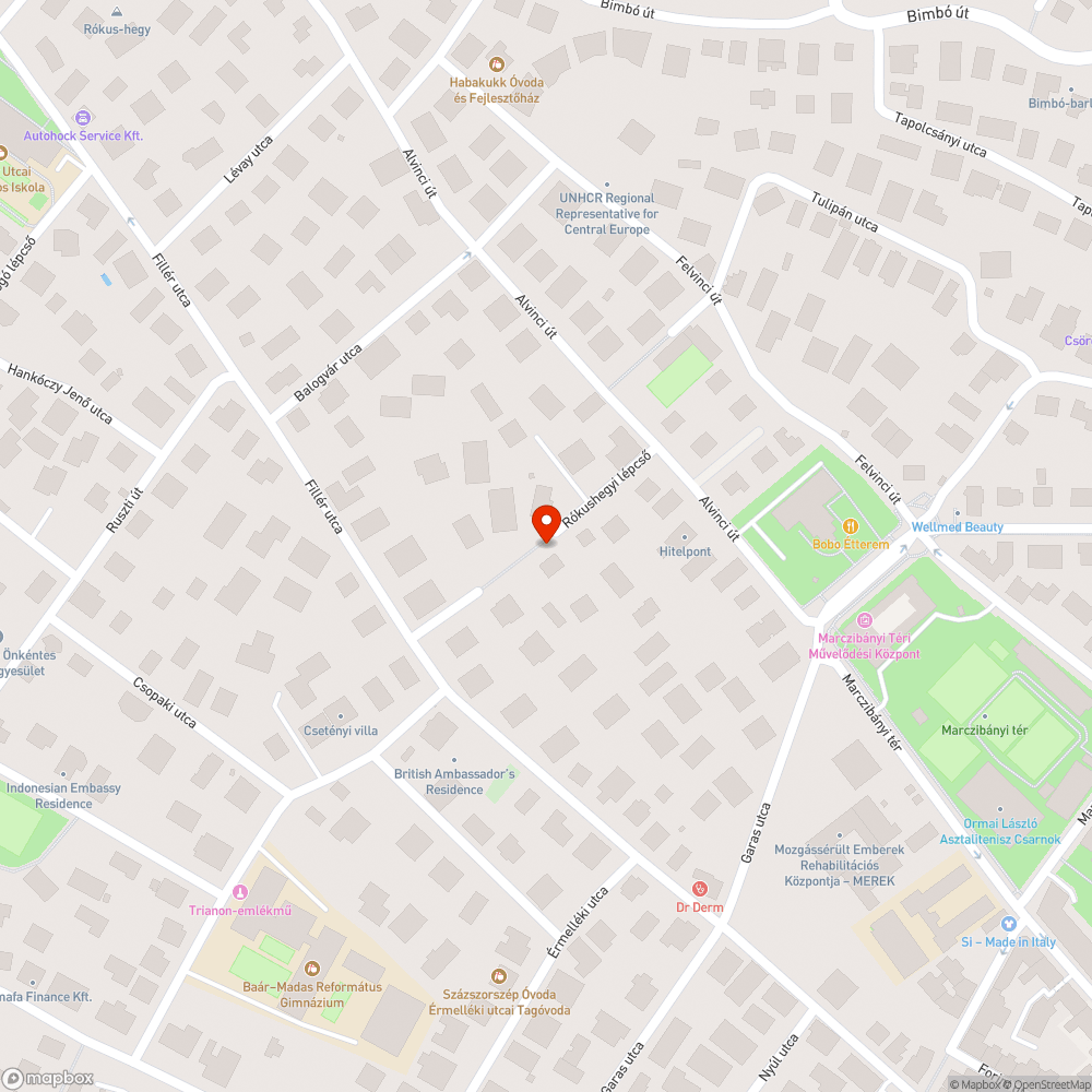 Leszakadt kuka bejelentés helye