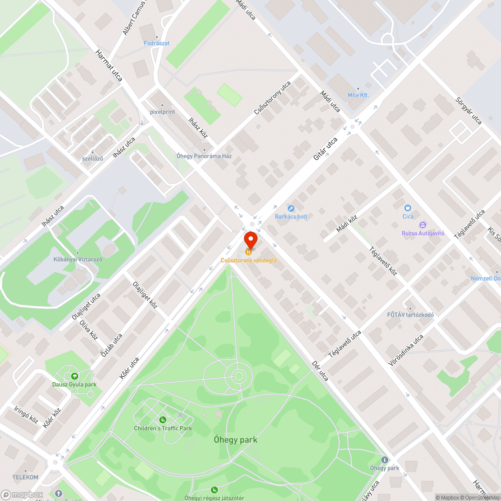 Tönkrement fedlap bejelentés helye