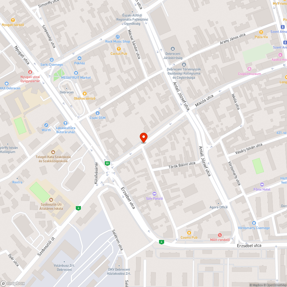 Hibás útátfeszítés bejelentés helye