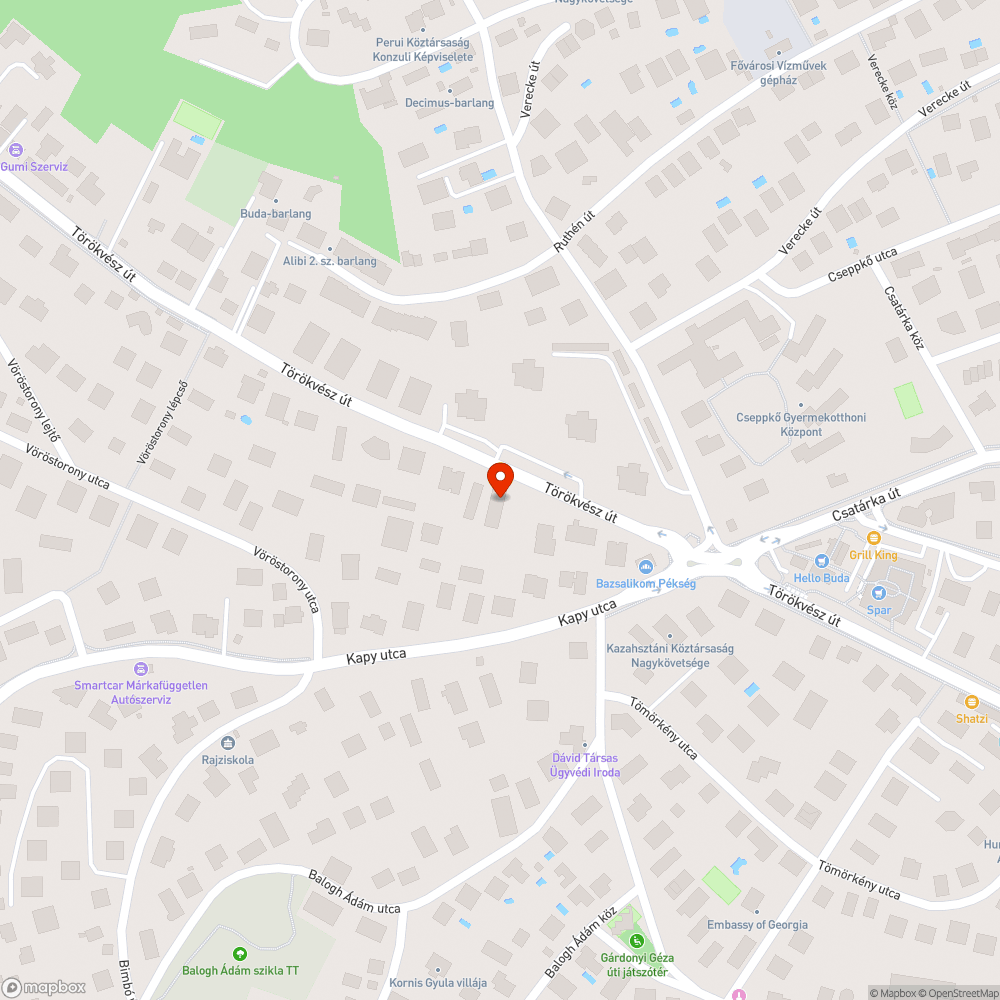 Zöldhulladék  kupac bejelentés helye