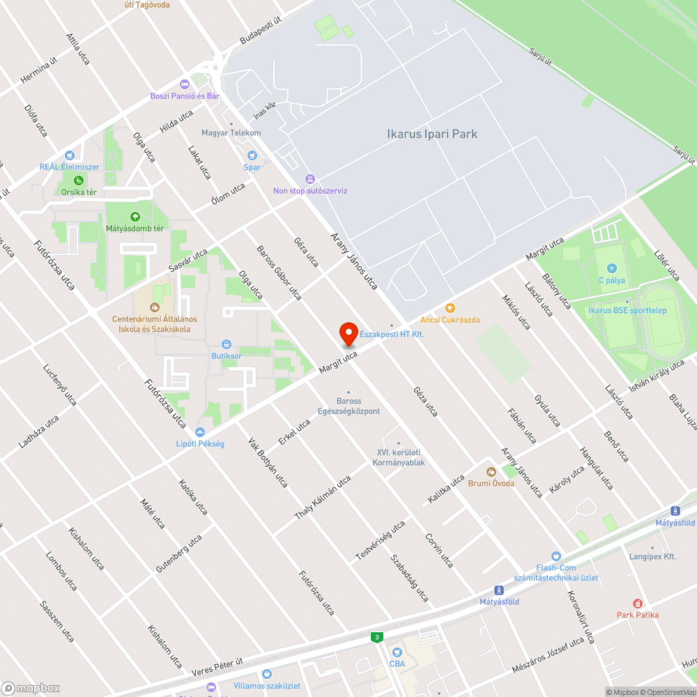 Helytelenül beállított közlekedési tükör bejelentés helye