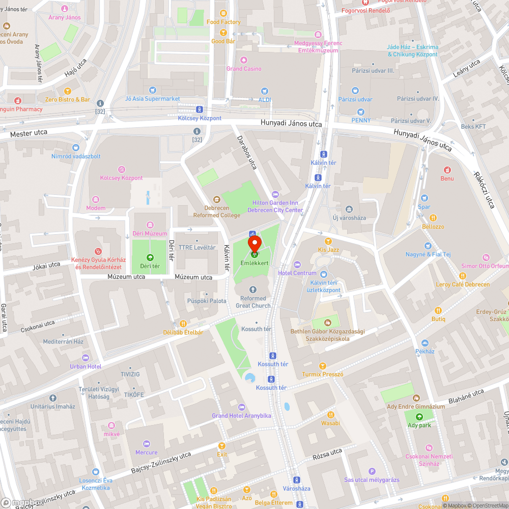 Hibás járdát megvilágító lámpatestek bejelentés helye