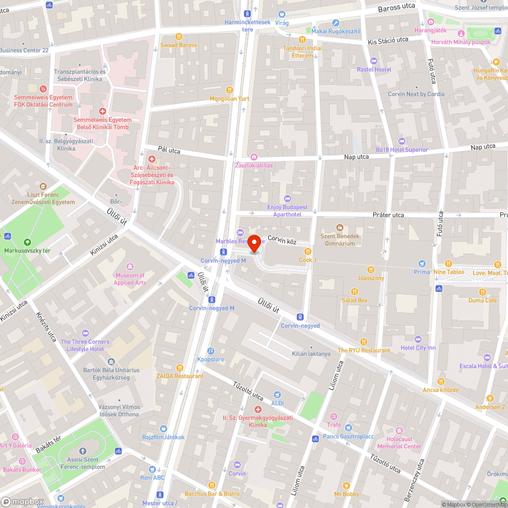 Úthibák bejelentés helye