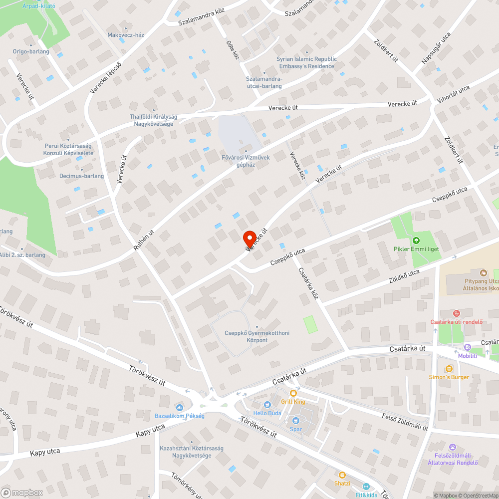 Elhagyott jármű bejelentés helye