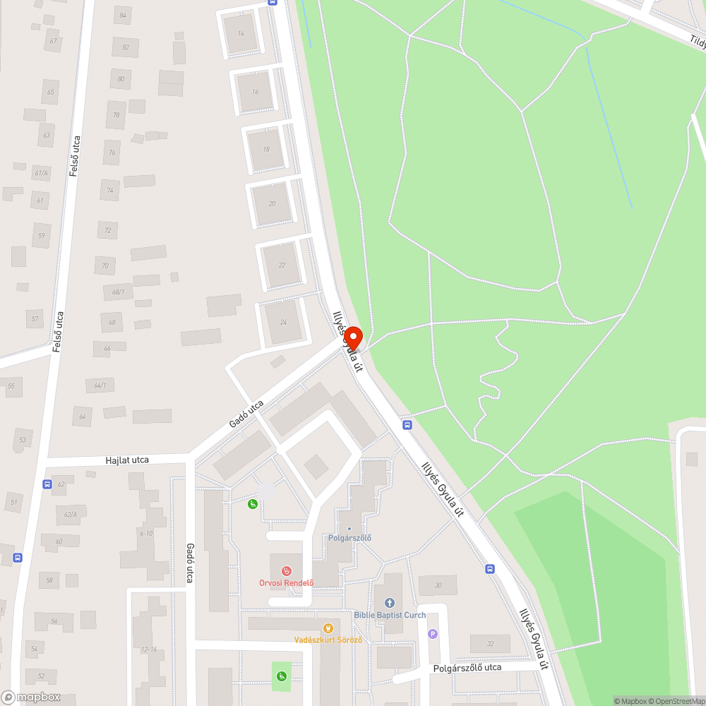 Zebra hiánya bejelentés helye