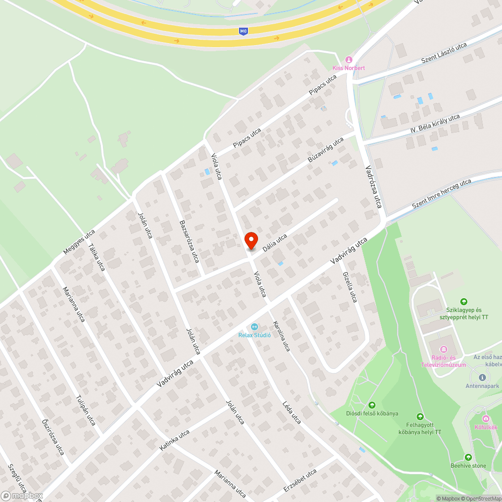 Villogó lámpa bejelentés helye