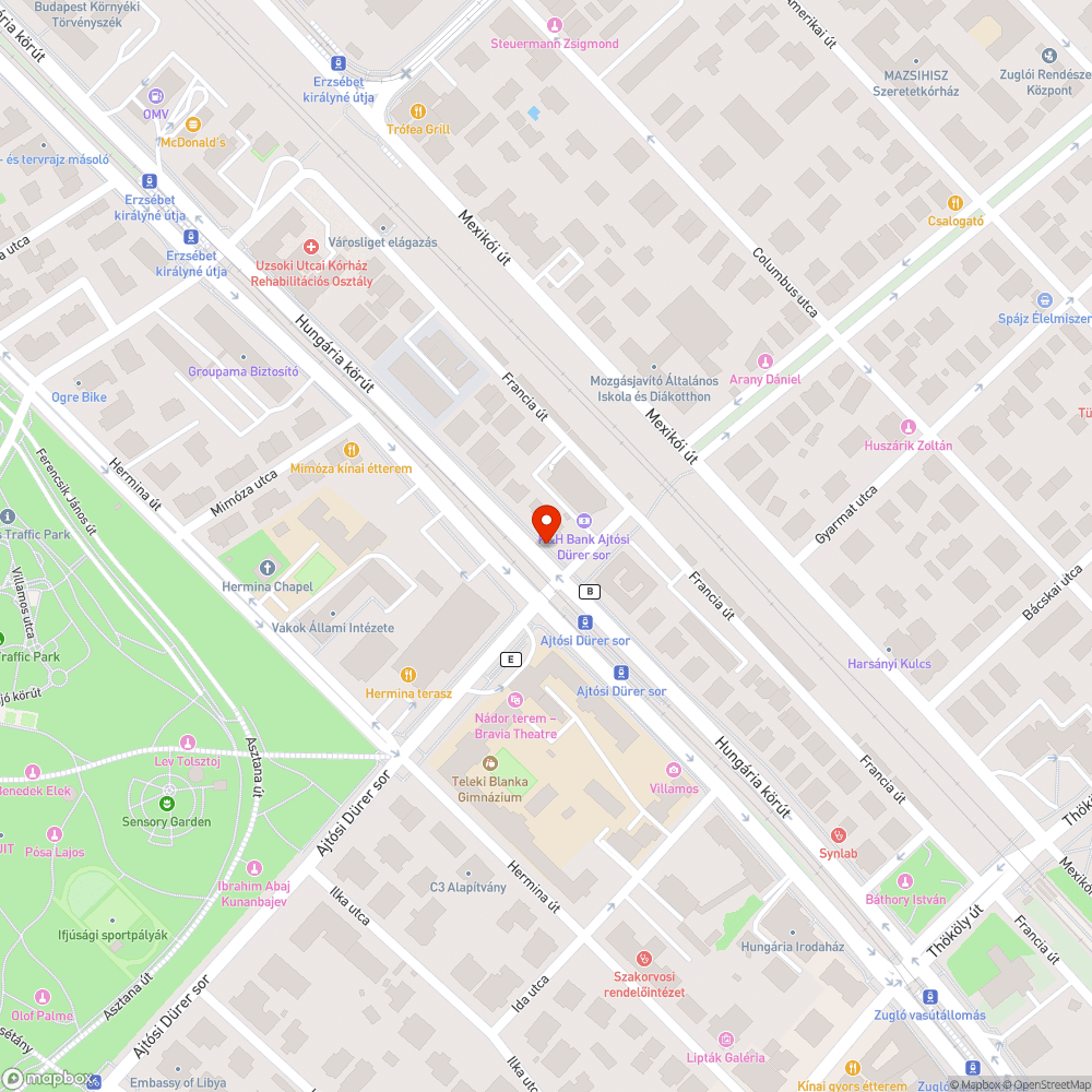 Cseppkőképződés az aluljáróban bejelentés helye