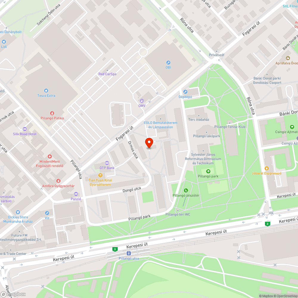 Hiányzó aszfalt bejelentés helye