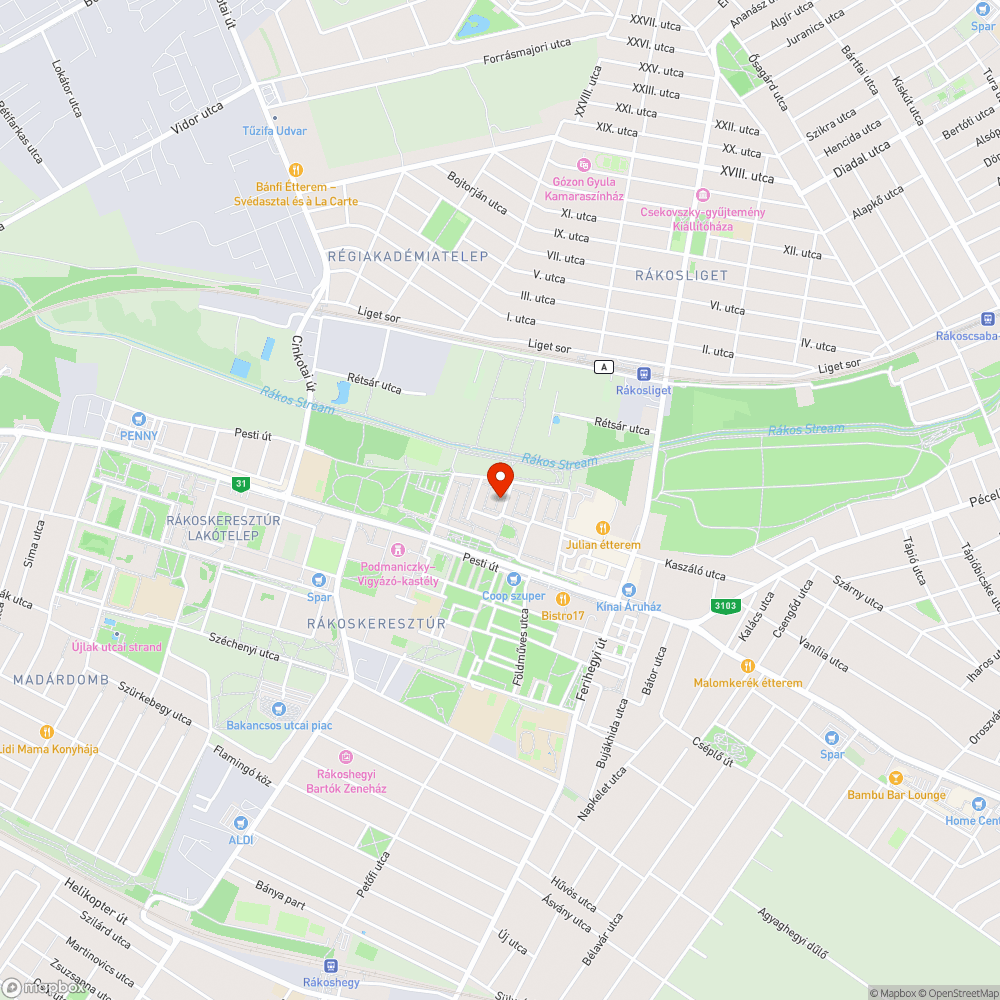 Törött, használhatatlan padok bejelentés helye