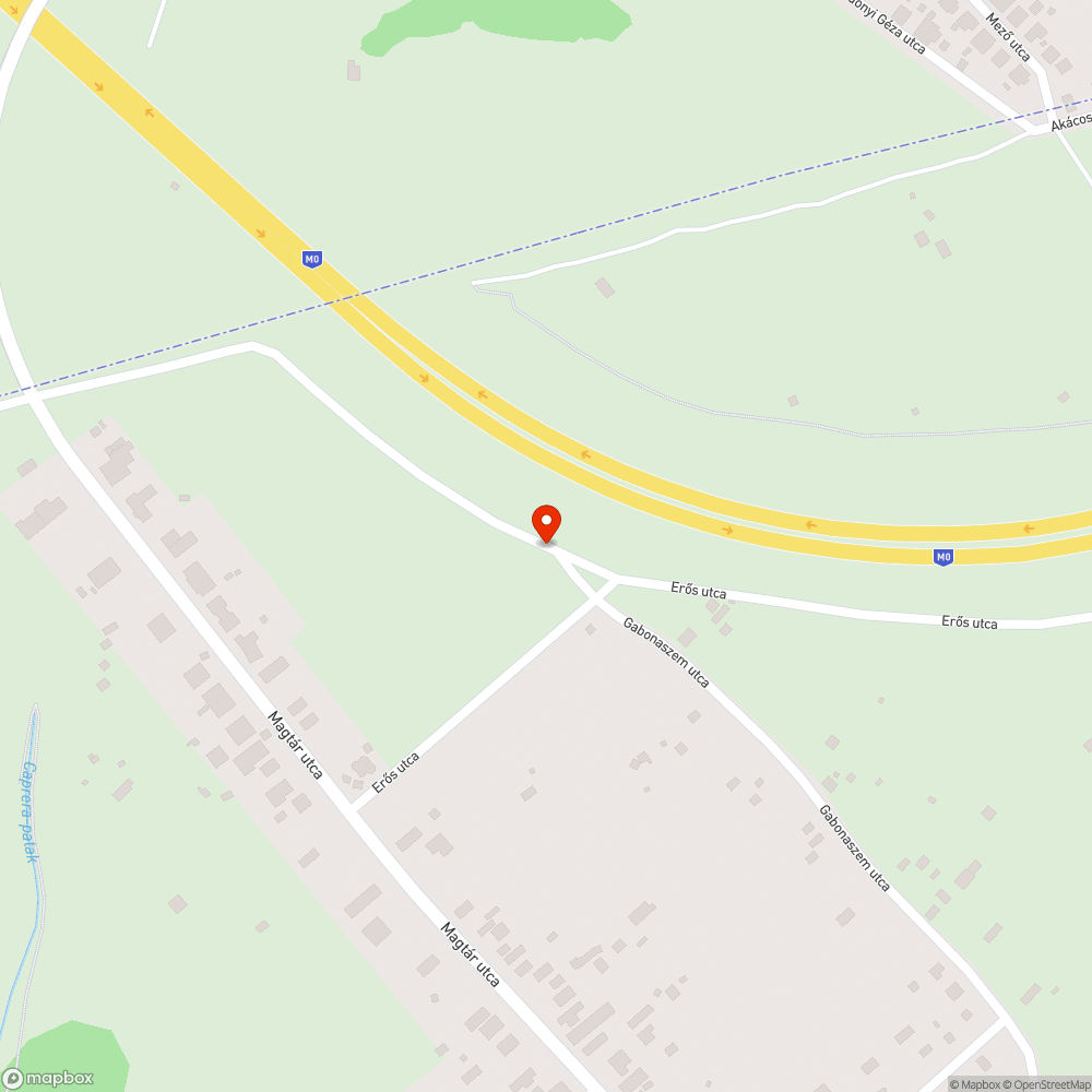 Illegális szemétlerakó bejelentés helye