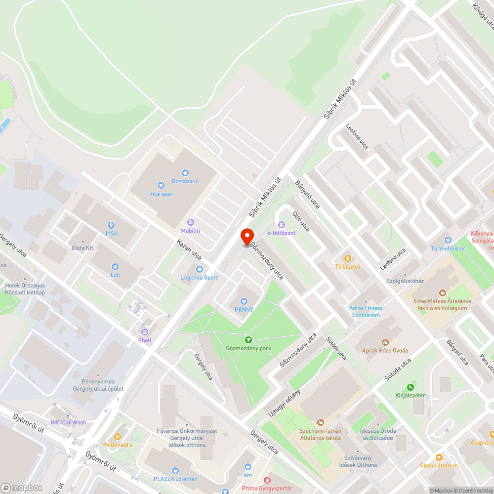 Szervizakna fedő csere bejelentés helye