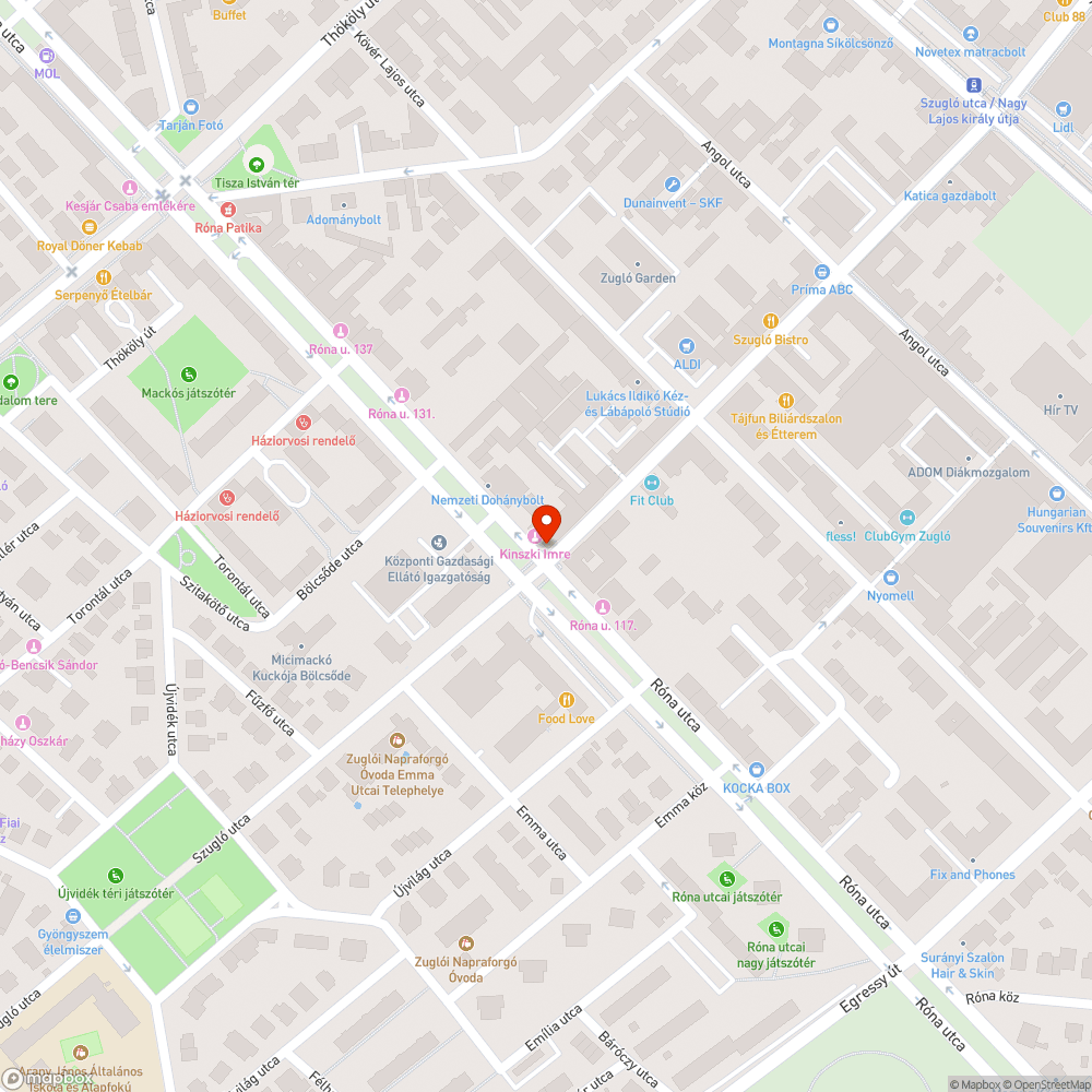 Problémás alépítmény bejelentés helye