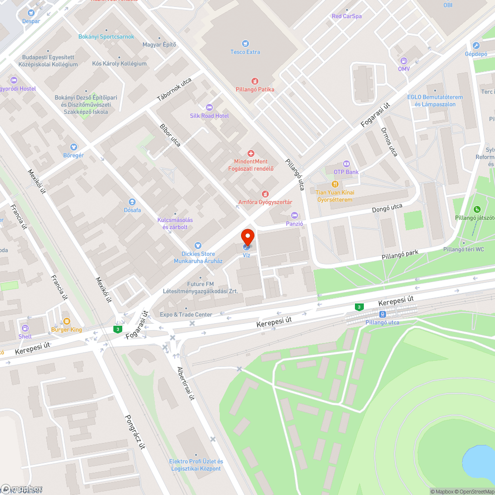 Kopott, kavicsosodó fedlap bejelentés helye