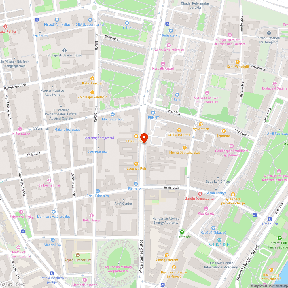 Szemét az utcán bejelentés helye