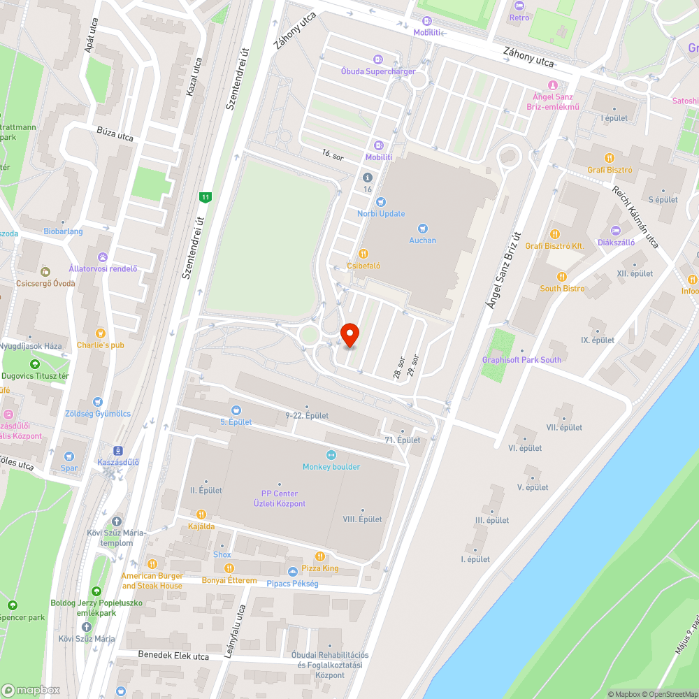 Elhagyott jármű bejelentés helye