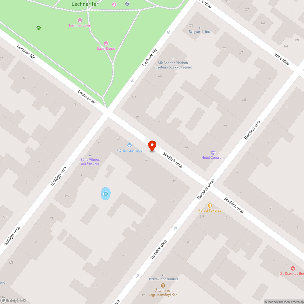 Eldugult csatorna bejelentés helye