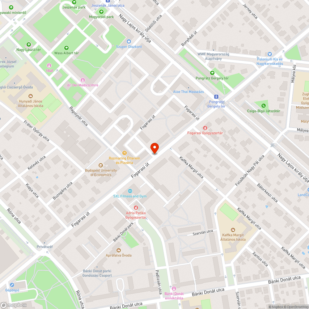 Kiégett jelzőlámpa bejelentés helye