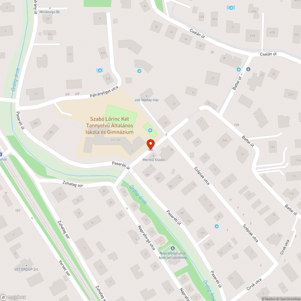 Eldugult víznyelő bejelentés helye