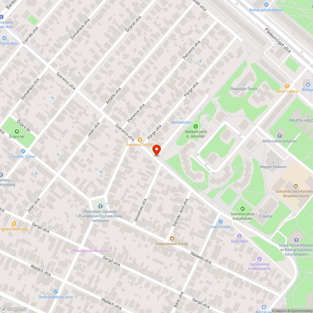 Folyamatos autós behajtás a járdán bejelentés helye