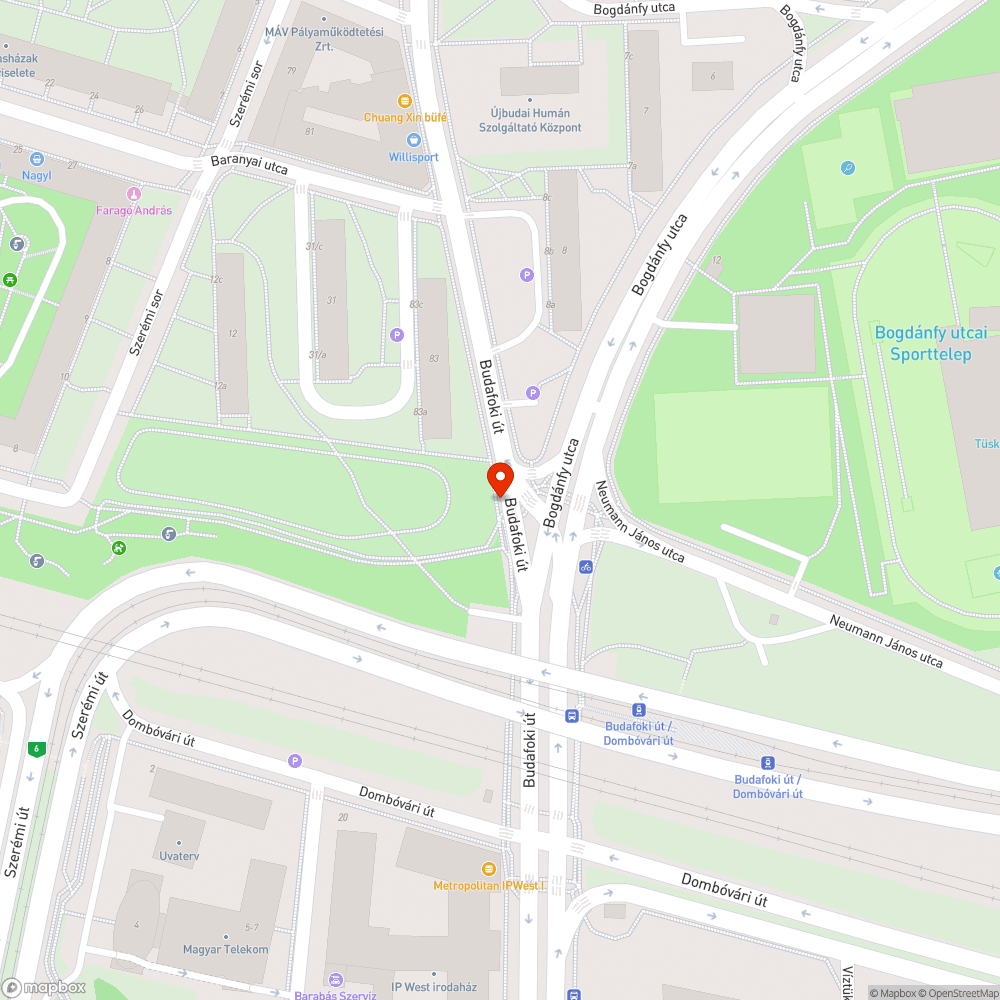 Hiányzó fényterelő bejelentés helye