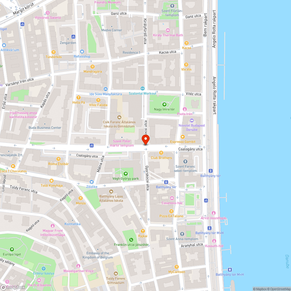 Kátyú a kereszteződésben bejelentés helye