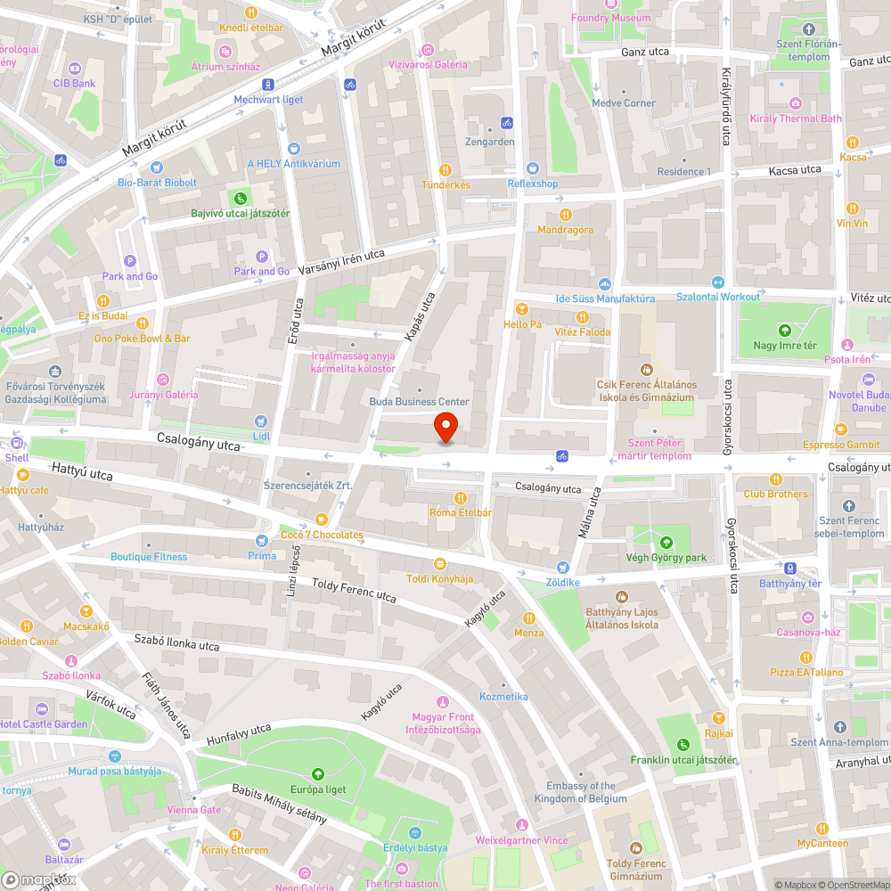 Botlásveszélyes bejelentés helye