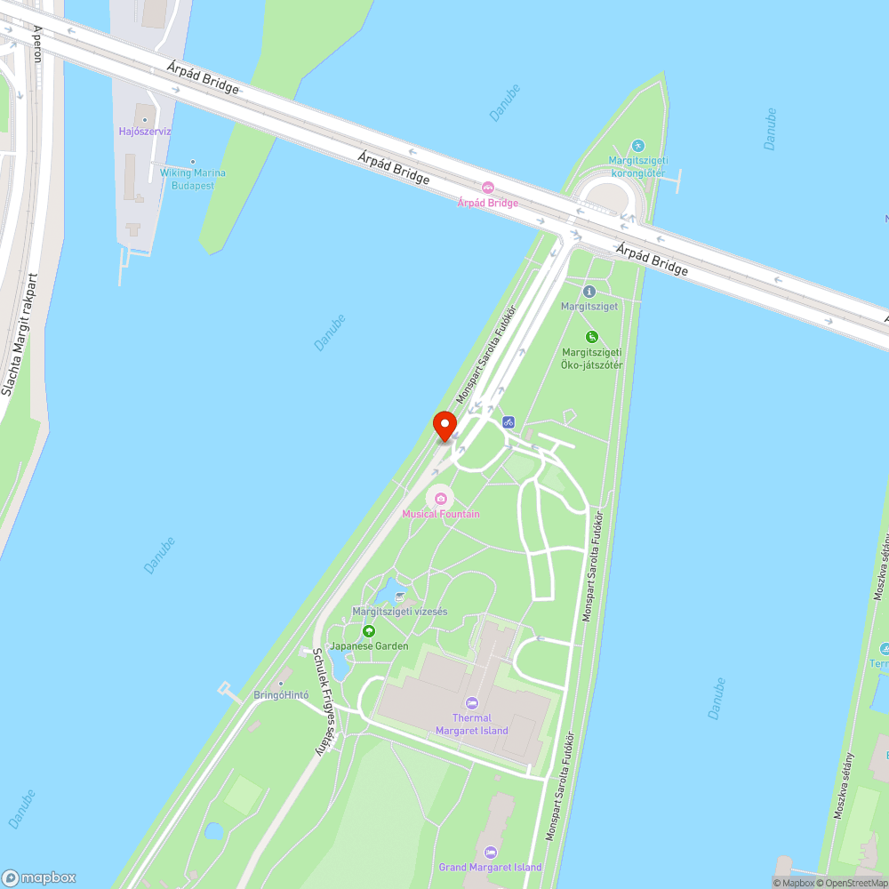 Sorompó bejelentés helye