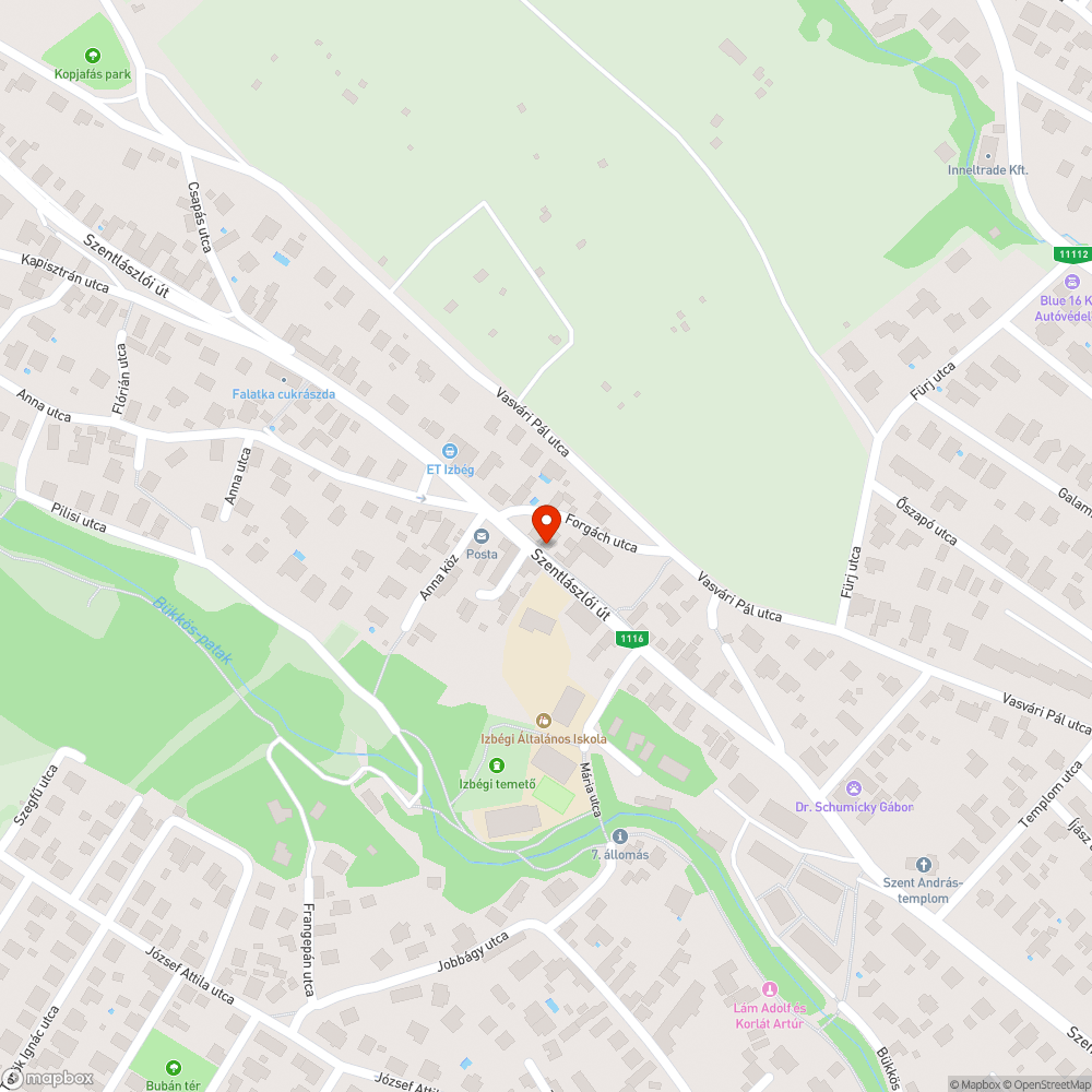 Oszlop kidőlése bejelentés helye