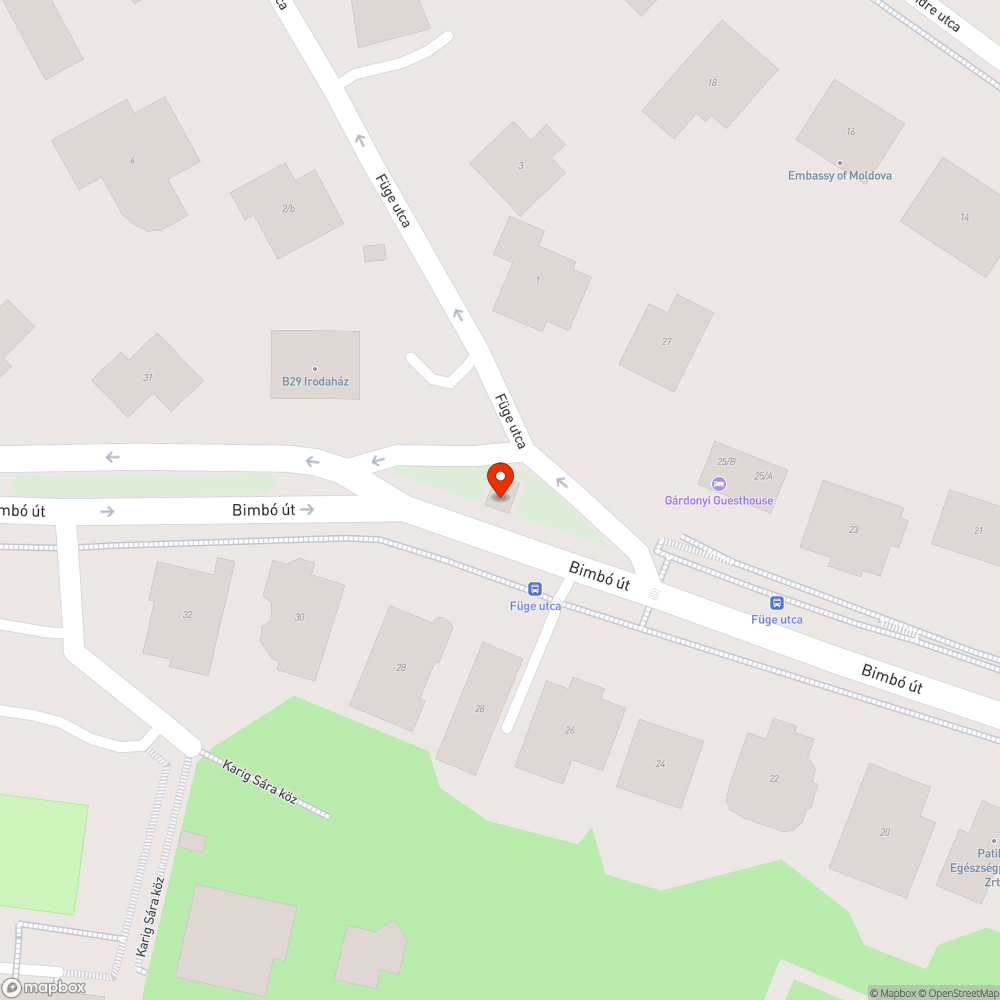 Graffiti bejelentés helye