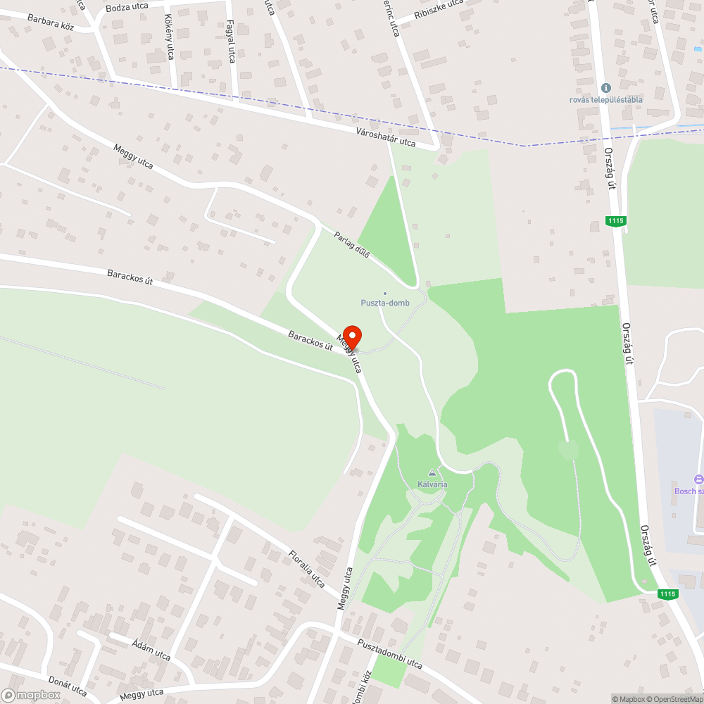 Szemét bejelentés helye