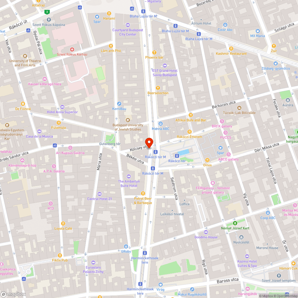 Kitörött poller bejelentés helye